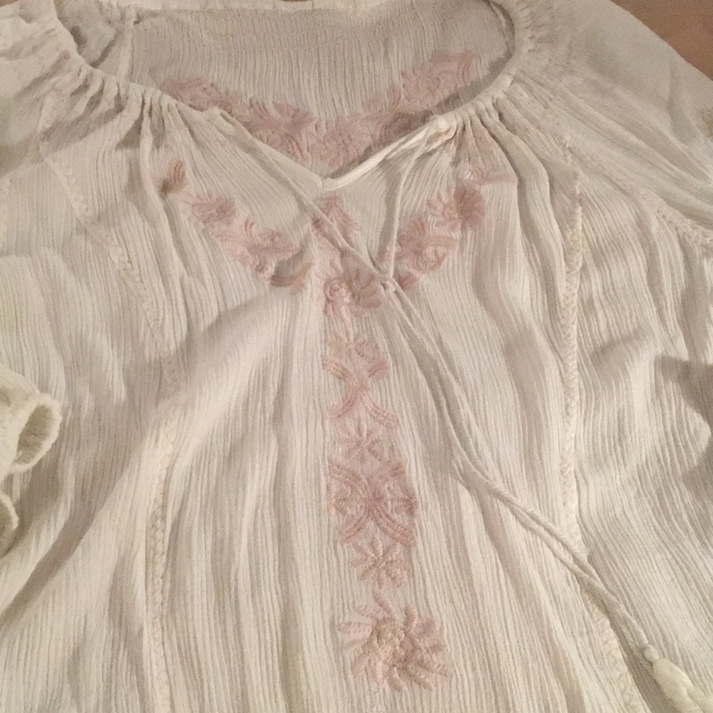 😎😎ON SALE!!!😎 Peasant blouse with embroidery